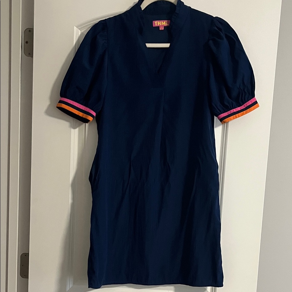 THML  Dress with Vibrant Sleeve Details